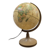 Old illuminated globe