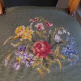 Canvas upholstered chairs