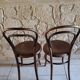 Duo de chaises bois courbé Fischel
