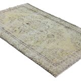 Turkish Anatolian Handmade Vintage Rug 267 cm x 160 cm
