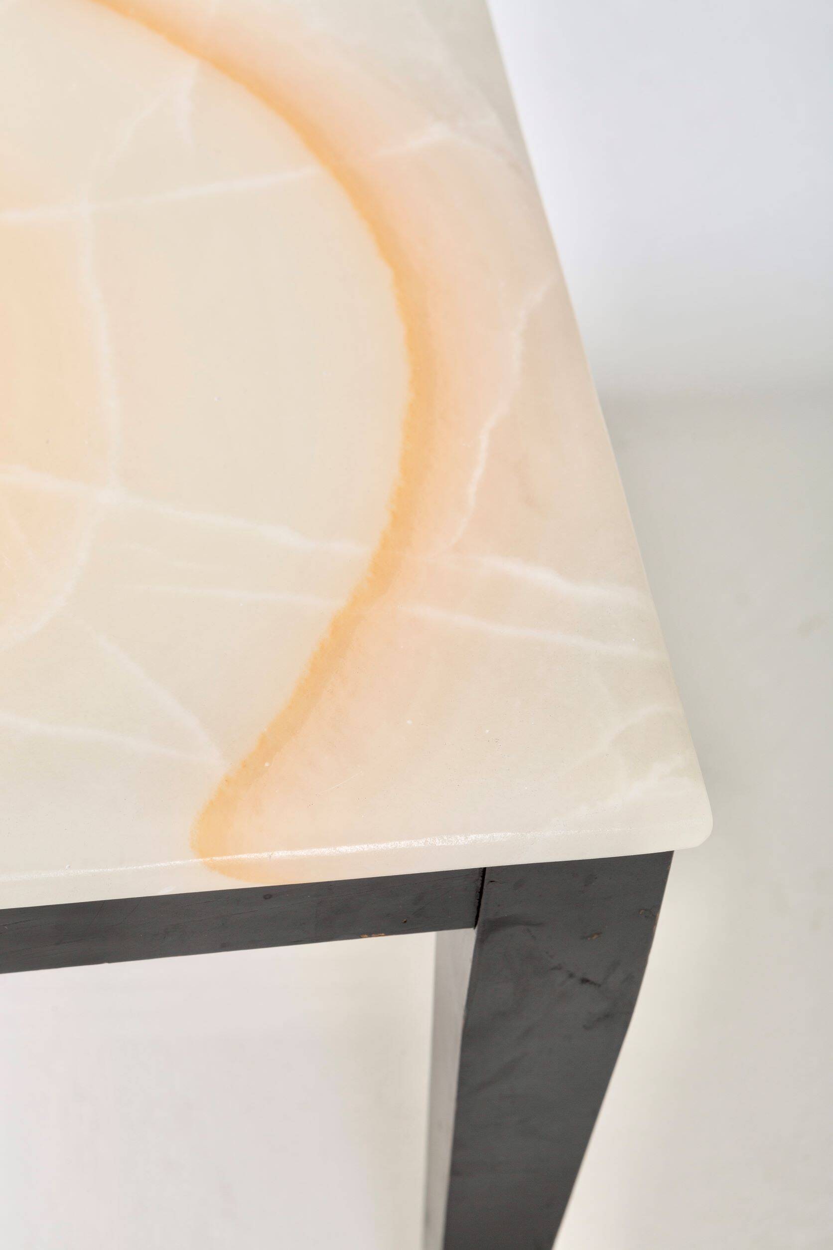 Vintage onyx side table