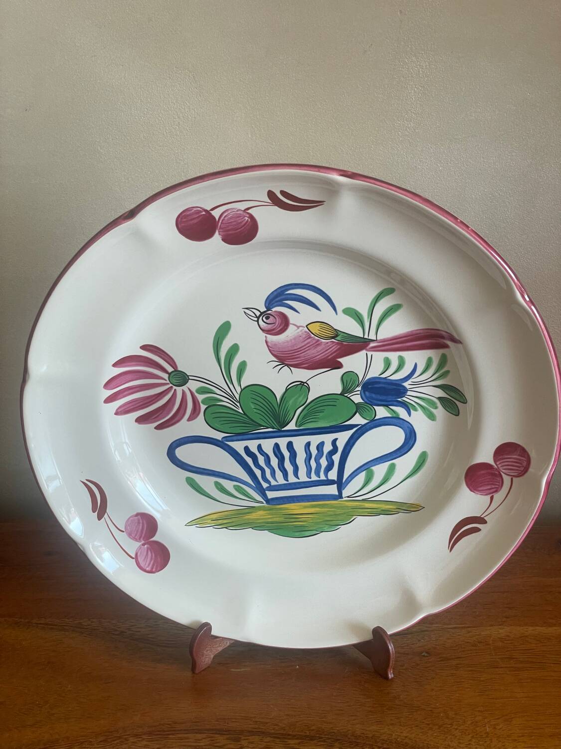 St. Clement bird plate