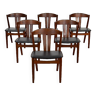 Series of 6 Danish Teak Chairs by Carl Ewent Ekstrom 1960