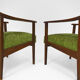 Paire de fauteuils scandinaves, mid-century