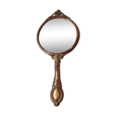 Miroir face à main fin XIX ème 12x26cm