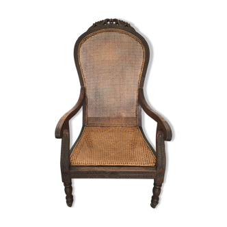 19th century wooden armchair