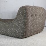 Space age sofa. Foam and fabrics. Circa 1970