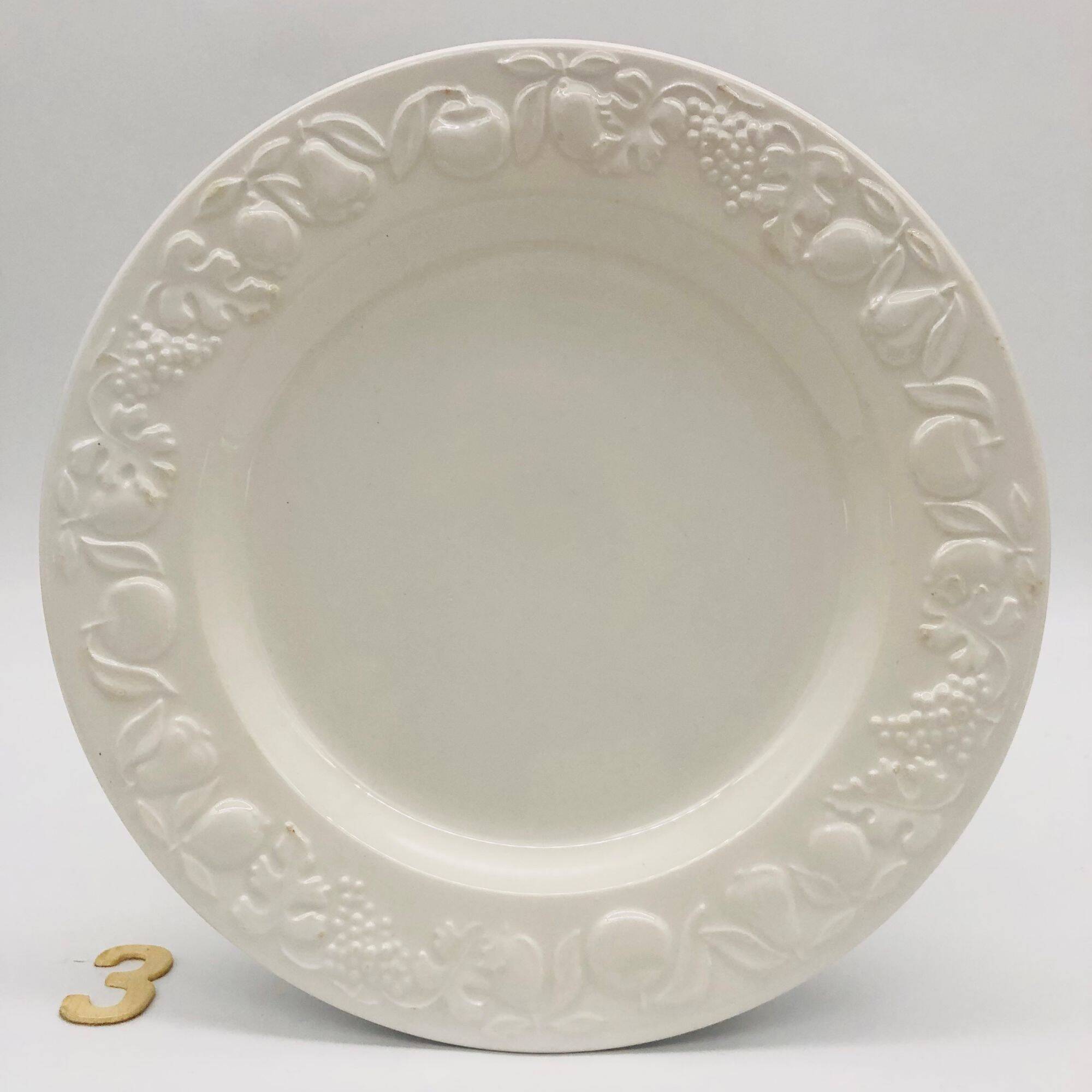 6 flat plates. Franco Giorgi by Quadrifoglio. Italy.