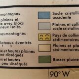 Ancienne planche scolaire Etats-Unis