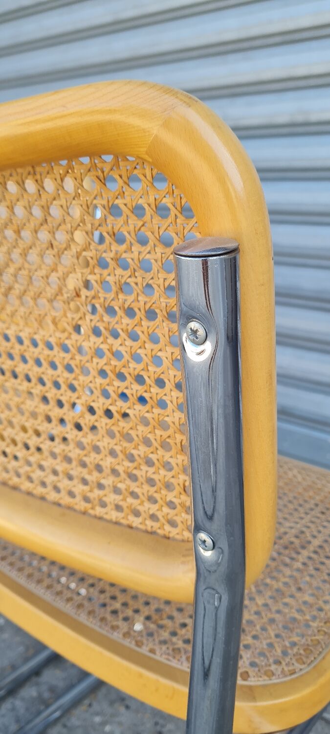 Set of 4 chairs cesca B32 by Marcel breuer