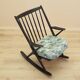 Reenskaug Rocking Chair for Bramin, Black Teak, 1960s