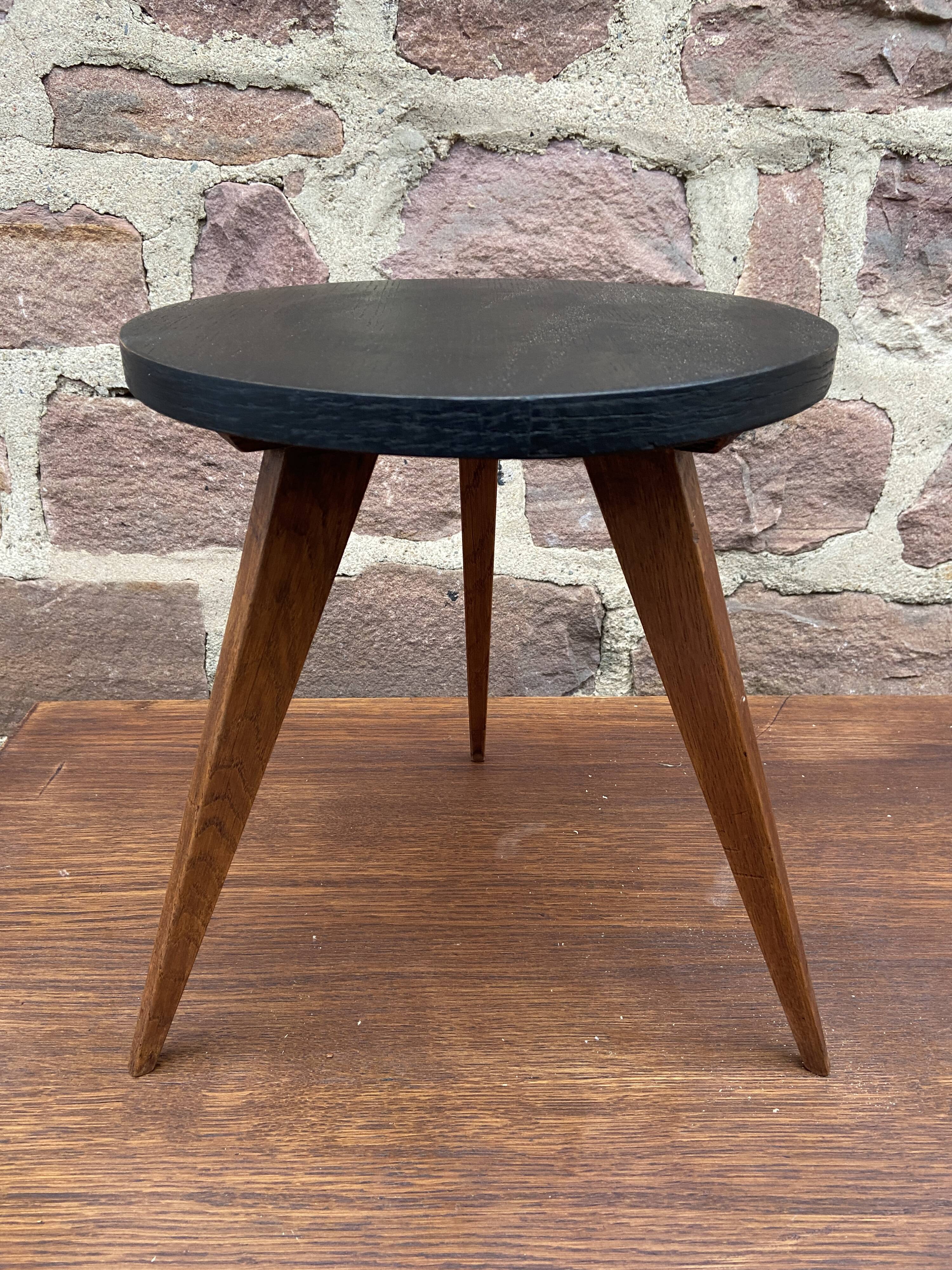 Scandinavian tripod stool 1960