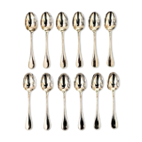 12 spoons Christofle Perle