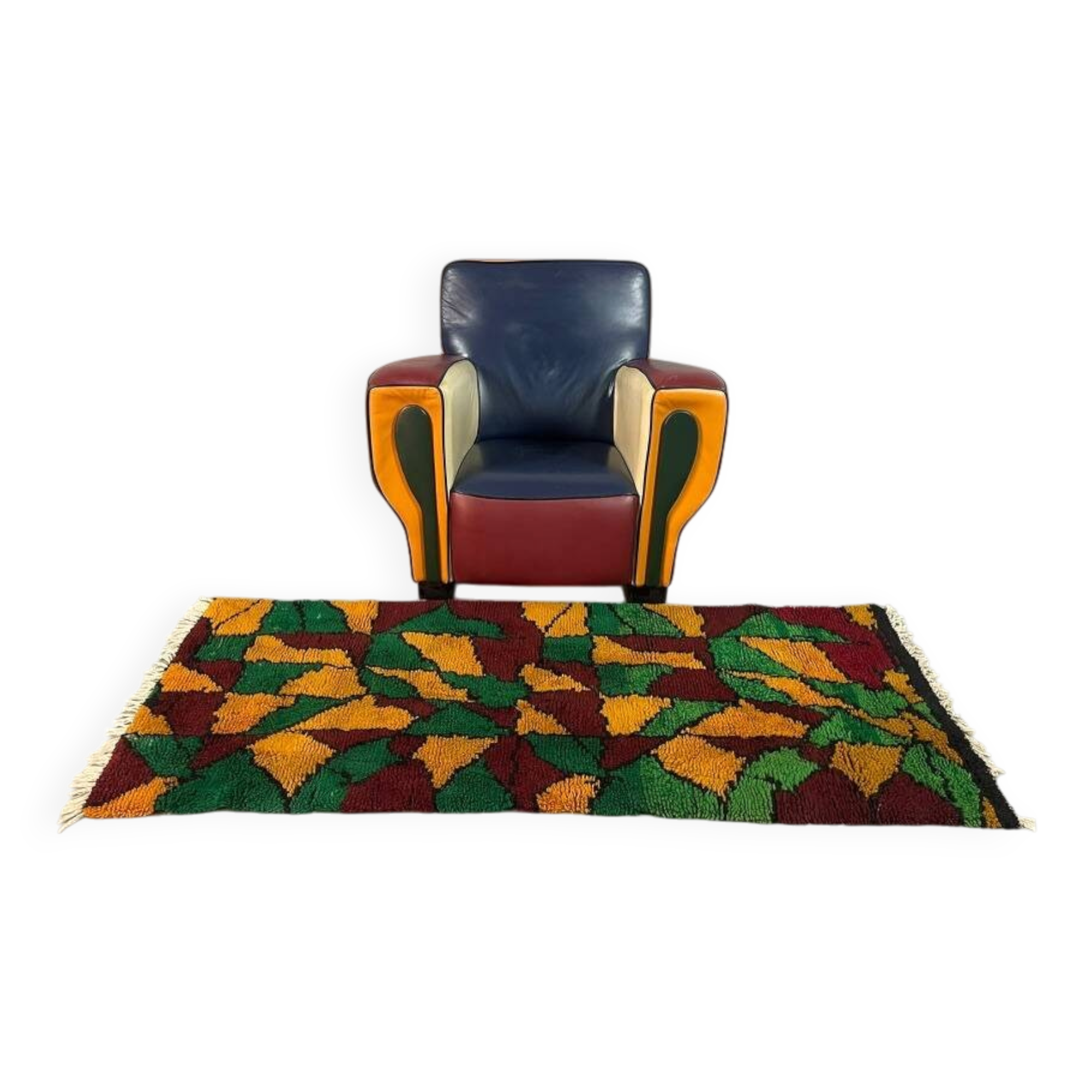 Peter van Zoetendaal “Hip Hop” Armchair, Dutch Postmodern Design.