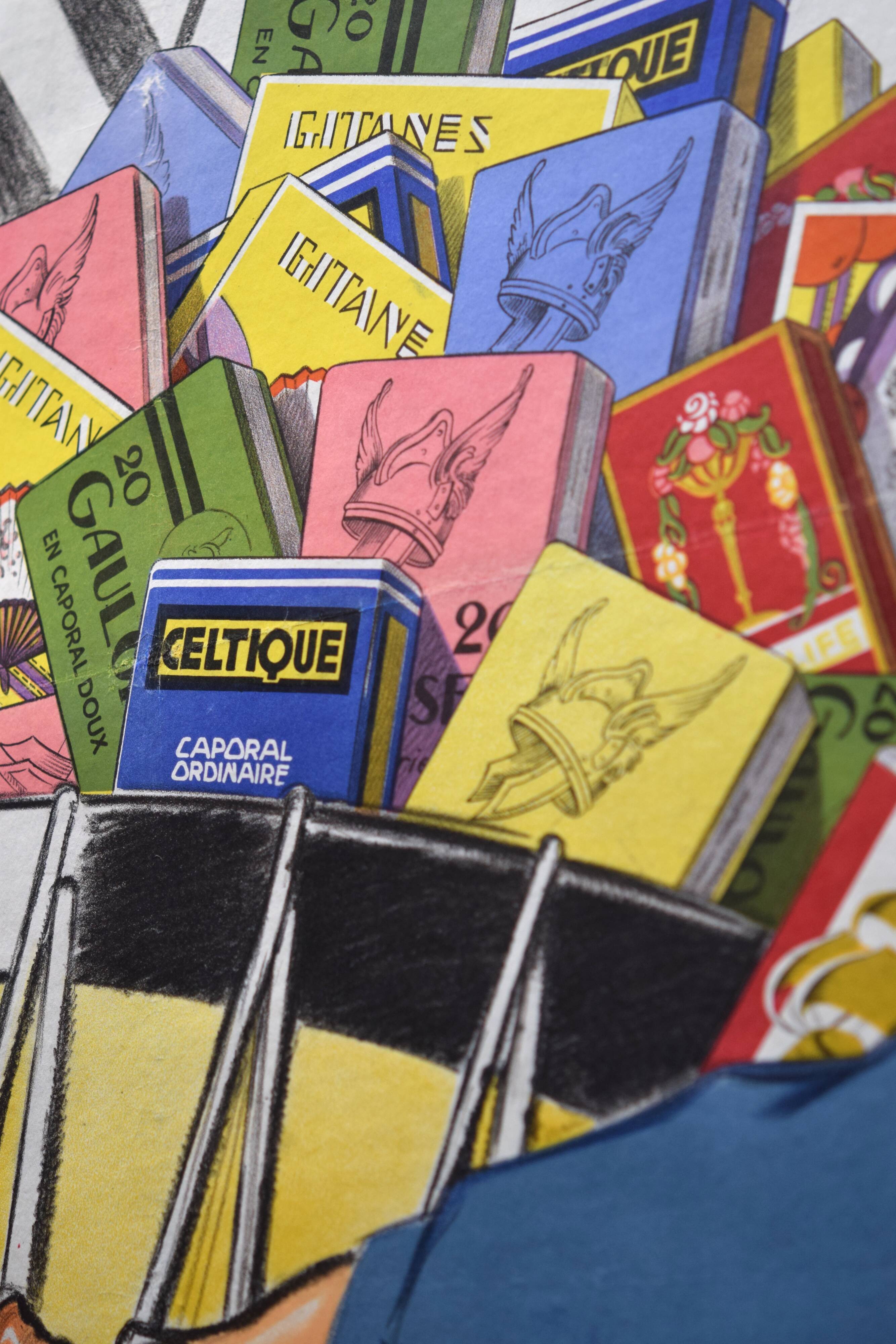 Poster "Smoke the cigarettes of the French Board" - 1935