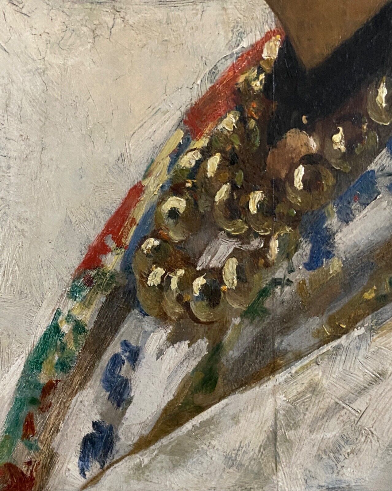Oil on panel by Alexandre-Jacques Chantron 1882 portrait of a woman