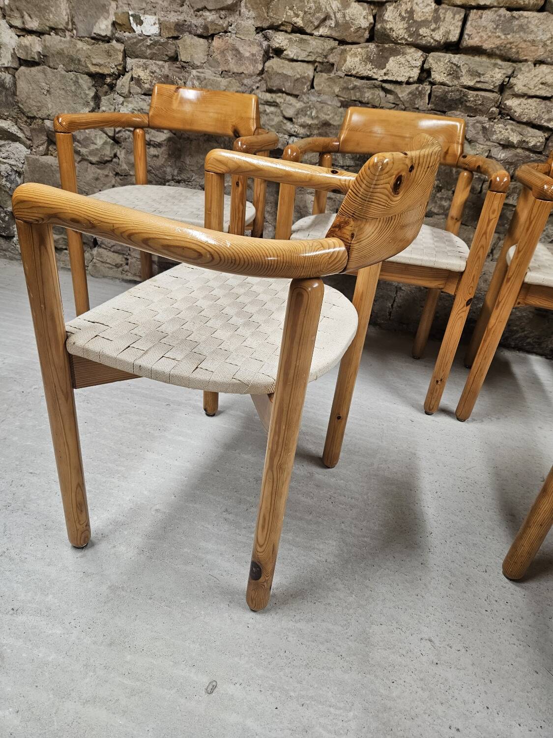 Lot of 6 Rainer Daumiller armchairs