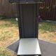 Modernist industrial and vintage console table in Stafor brand metal
