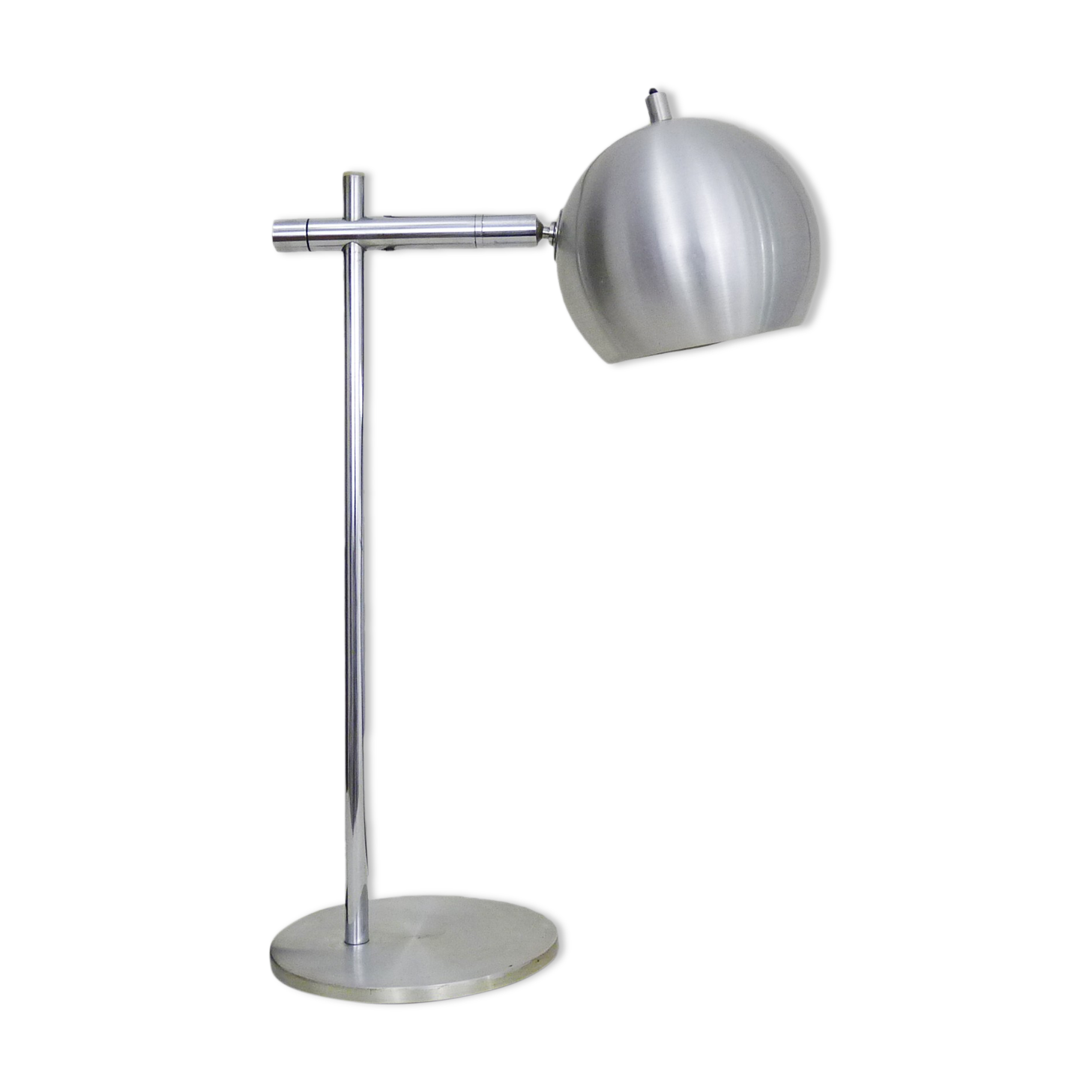 Desk lamp vintage eyeball france, adjustable globe. circa 1970'