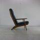 Complete danish design oakwood Hans Wegner lounge set
