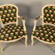 Paire de fauteuils cabriolet style Louis XV