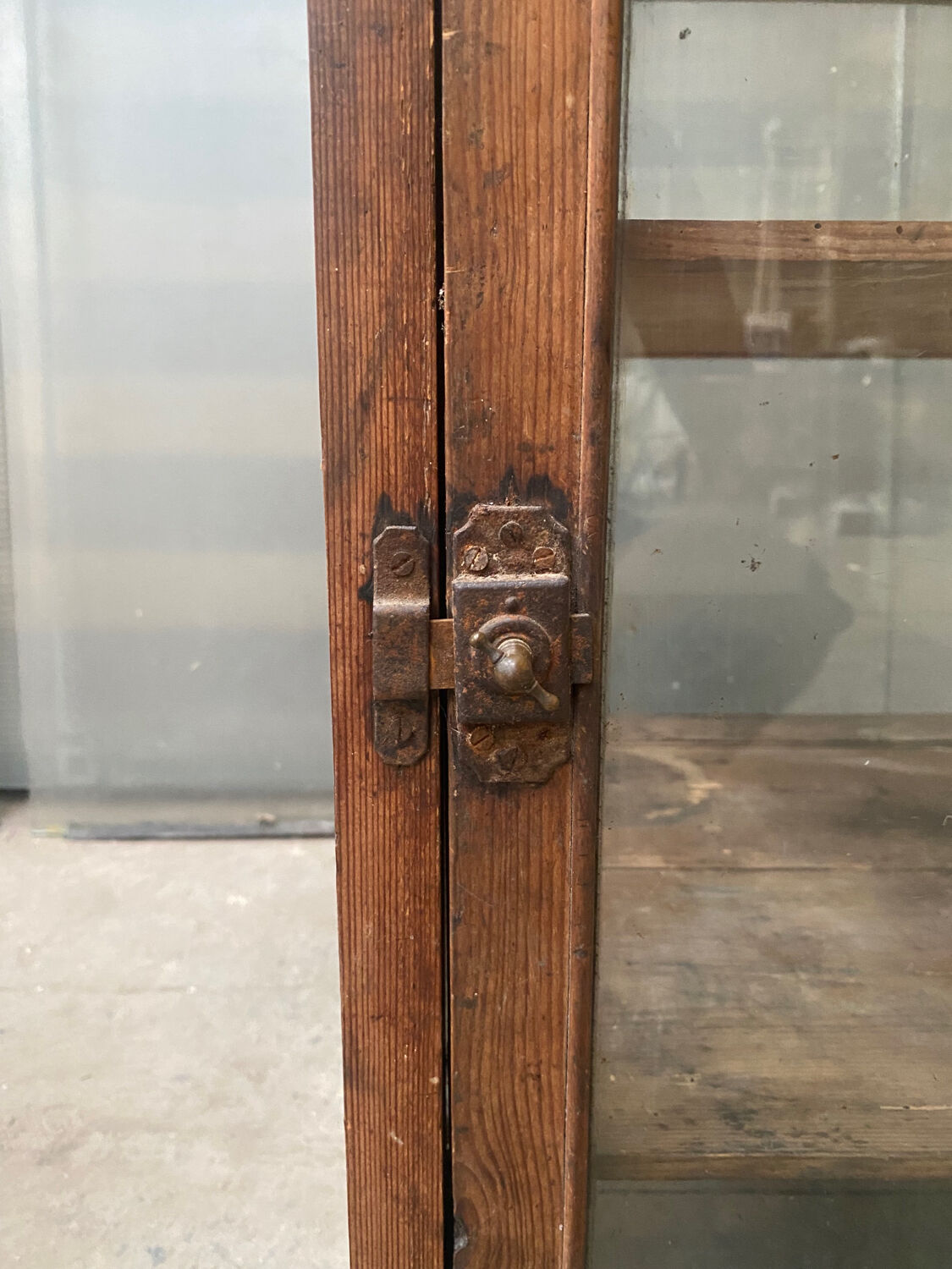 Antique counter display case