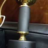 Vintage amber ball pendant light