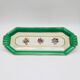 Cake Dish. Signed LF Genuine Porcelain.