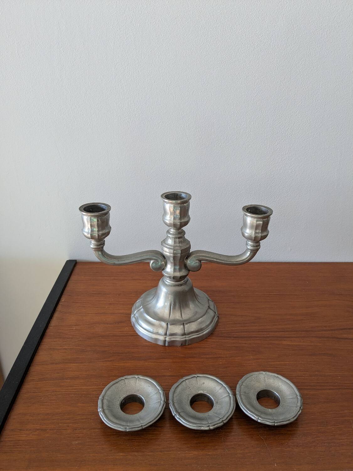 Vintage tin chandelier