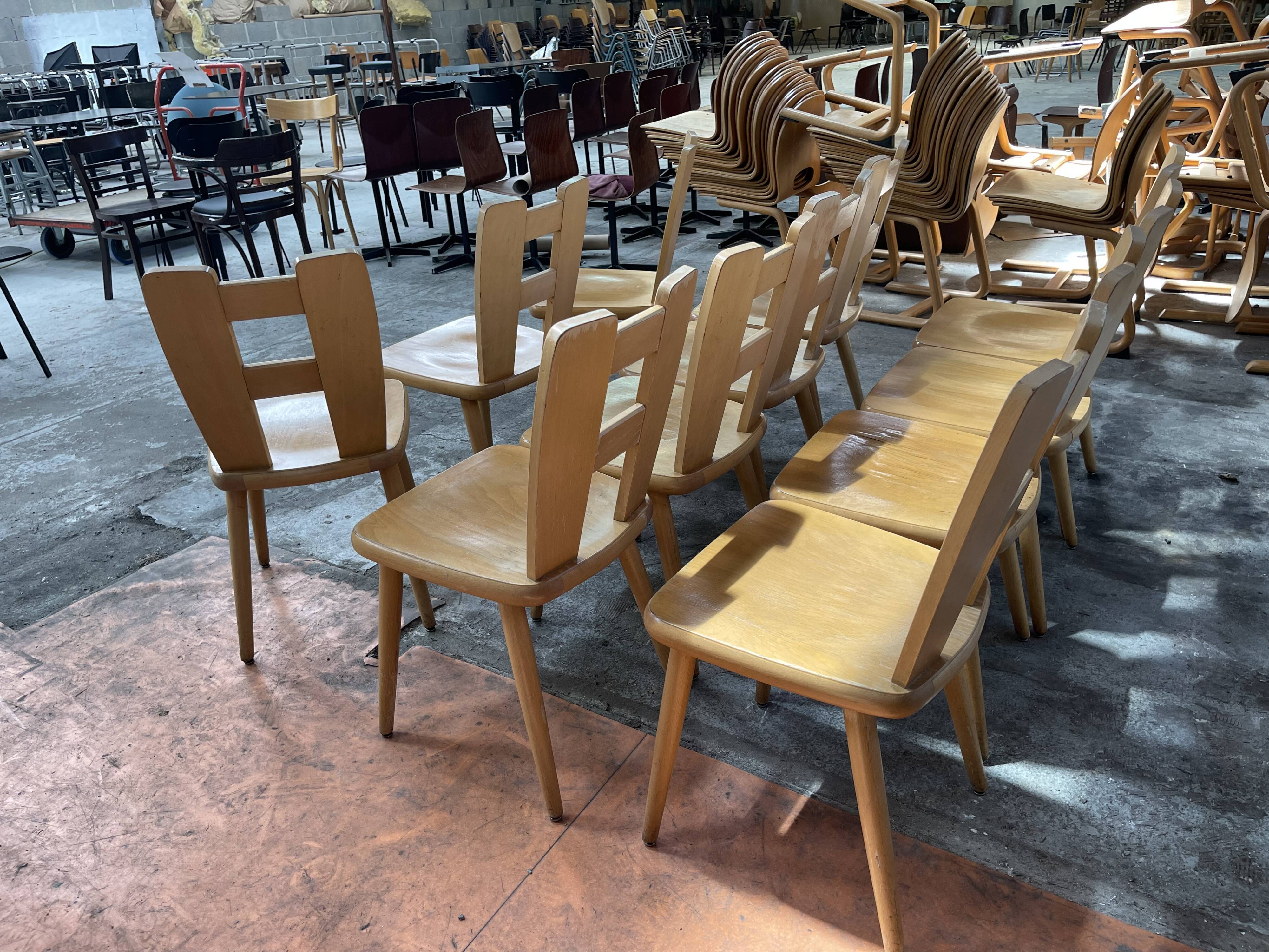 Vintage Scandinavian bistro chair