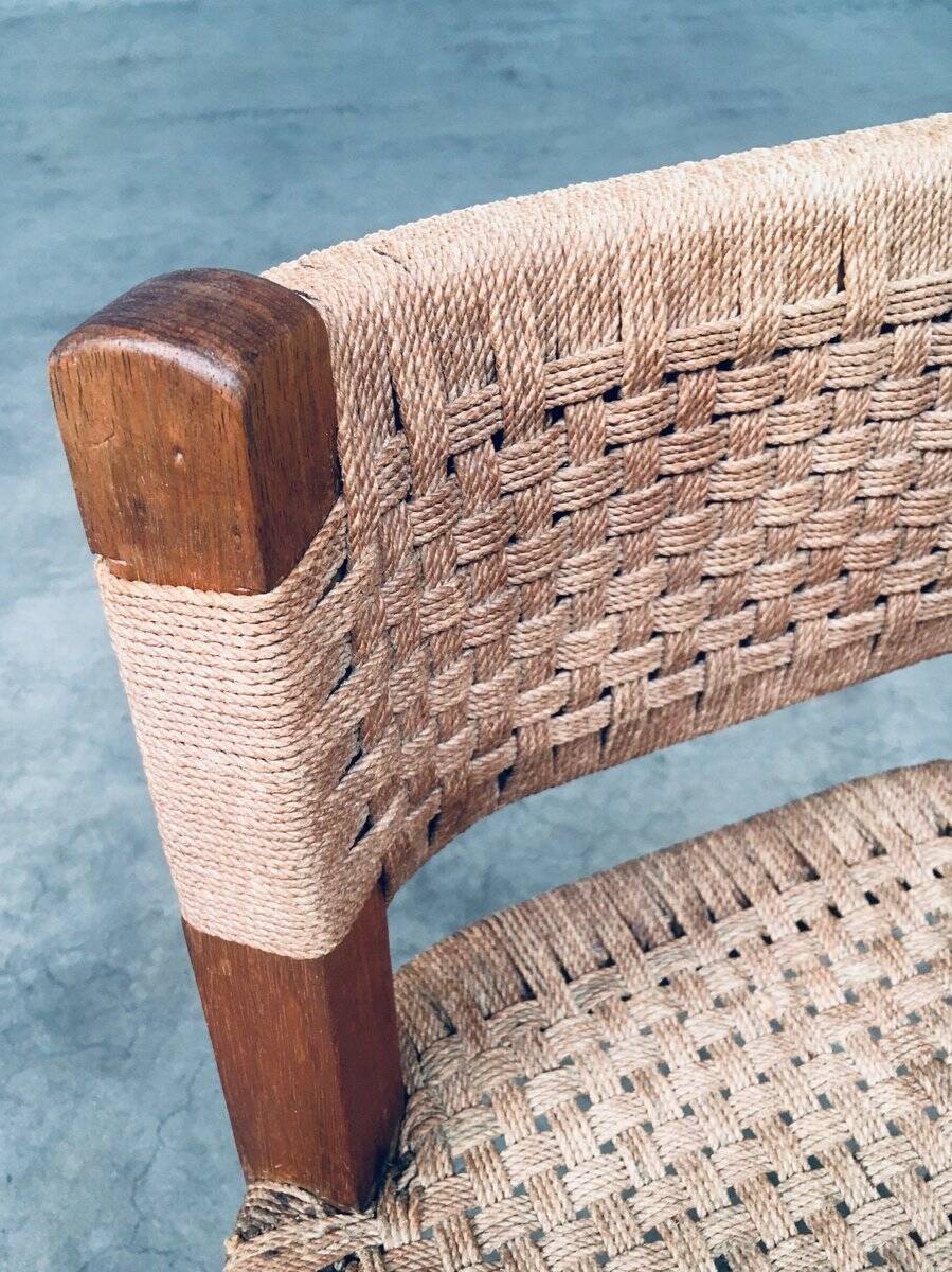 Mid-Century Rope Side Chair, Sweden, 1960s