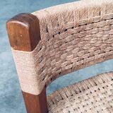 Mid-Century Rope Side Chair, Sweden, 1960s