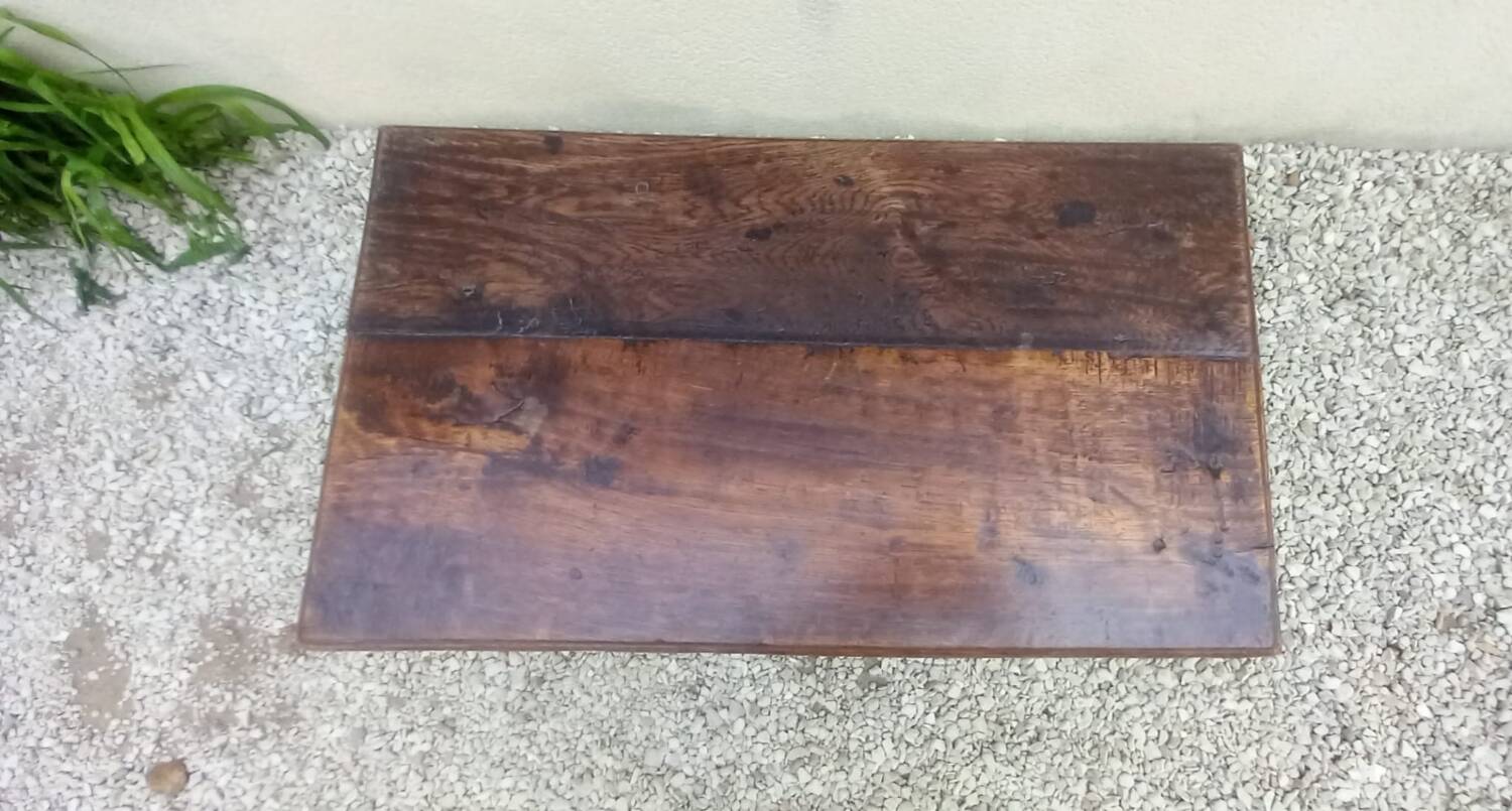 19th century oak coffee table