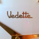 Vedette brass mechanical clock