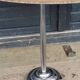 1930s Art Deco chandelier in glass and chromed metal