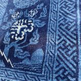 Tapis chinois ancien fait main 70x131 cm