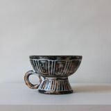 Set of 4 ceramic bowls by Jacques Pouchain for the Dieulefit Workshop.