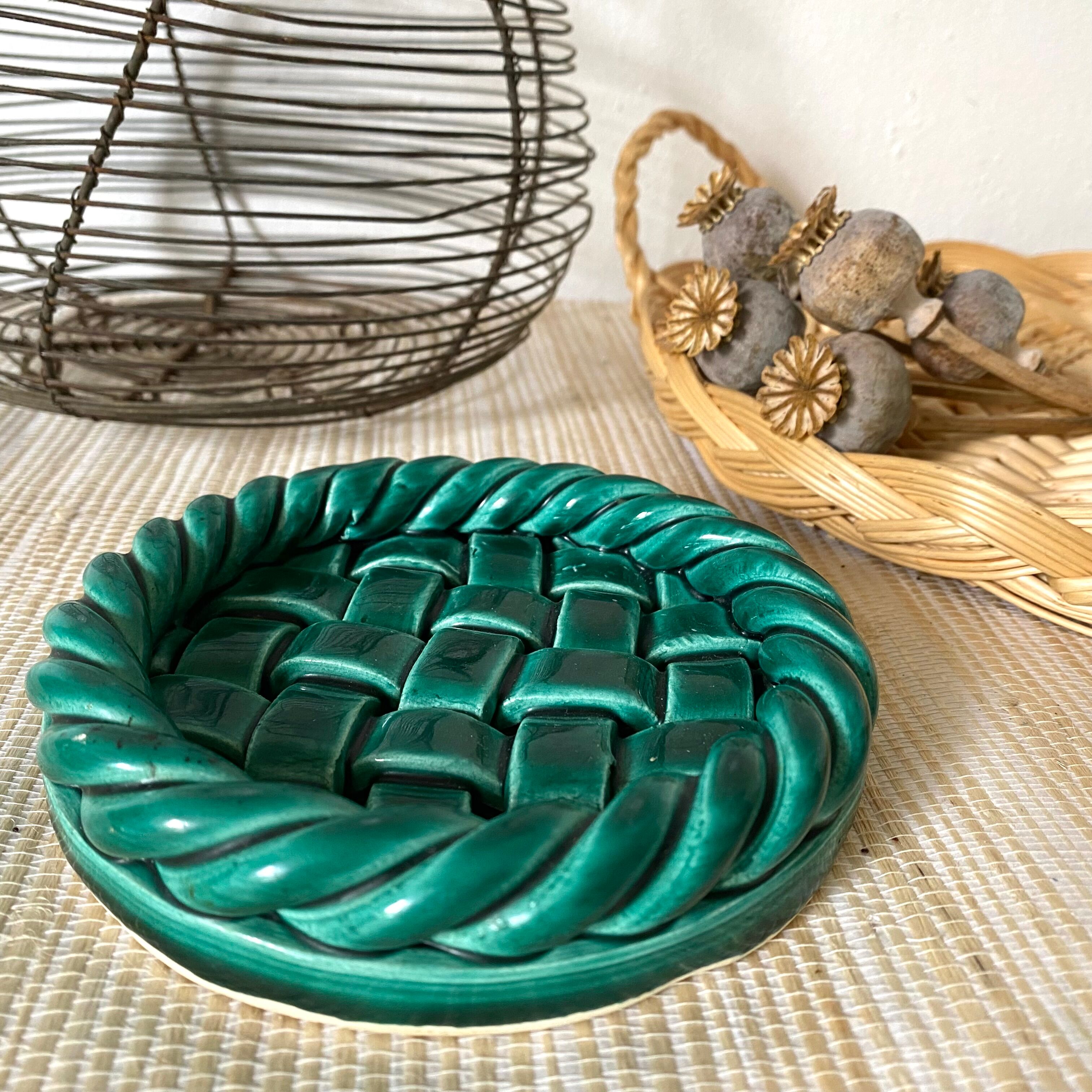 Vallauris ceramic bottle underwear