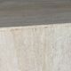 Cube en travertin table de chevet ou socle vers 1970-1980