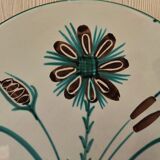 Large flowery dish by Robert Picault's workshop