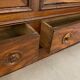 1900 walnut display case