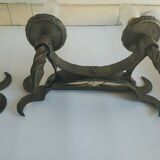 Iron sconces forge medieval style