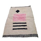 Handmade wool Berber rug 150 x 100 CM