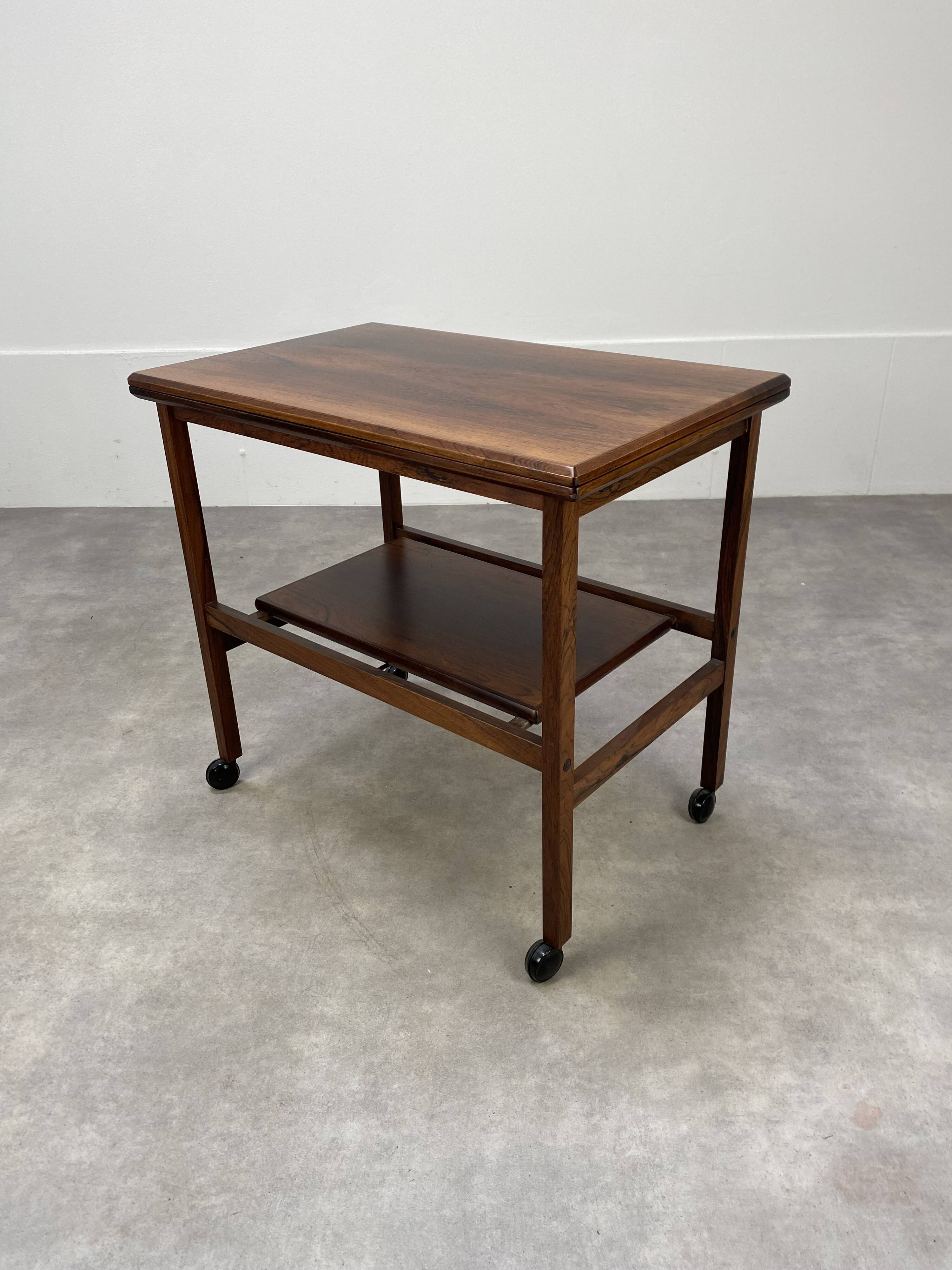 Scandinavian service arrebo mobler rosewood wallet tray