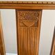 Lot of two chairs Art nouveau blond wood