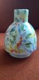 Vintage Italian vase with floral decoration