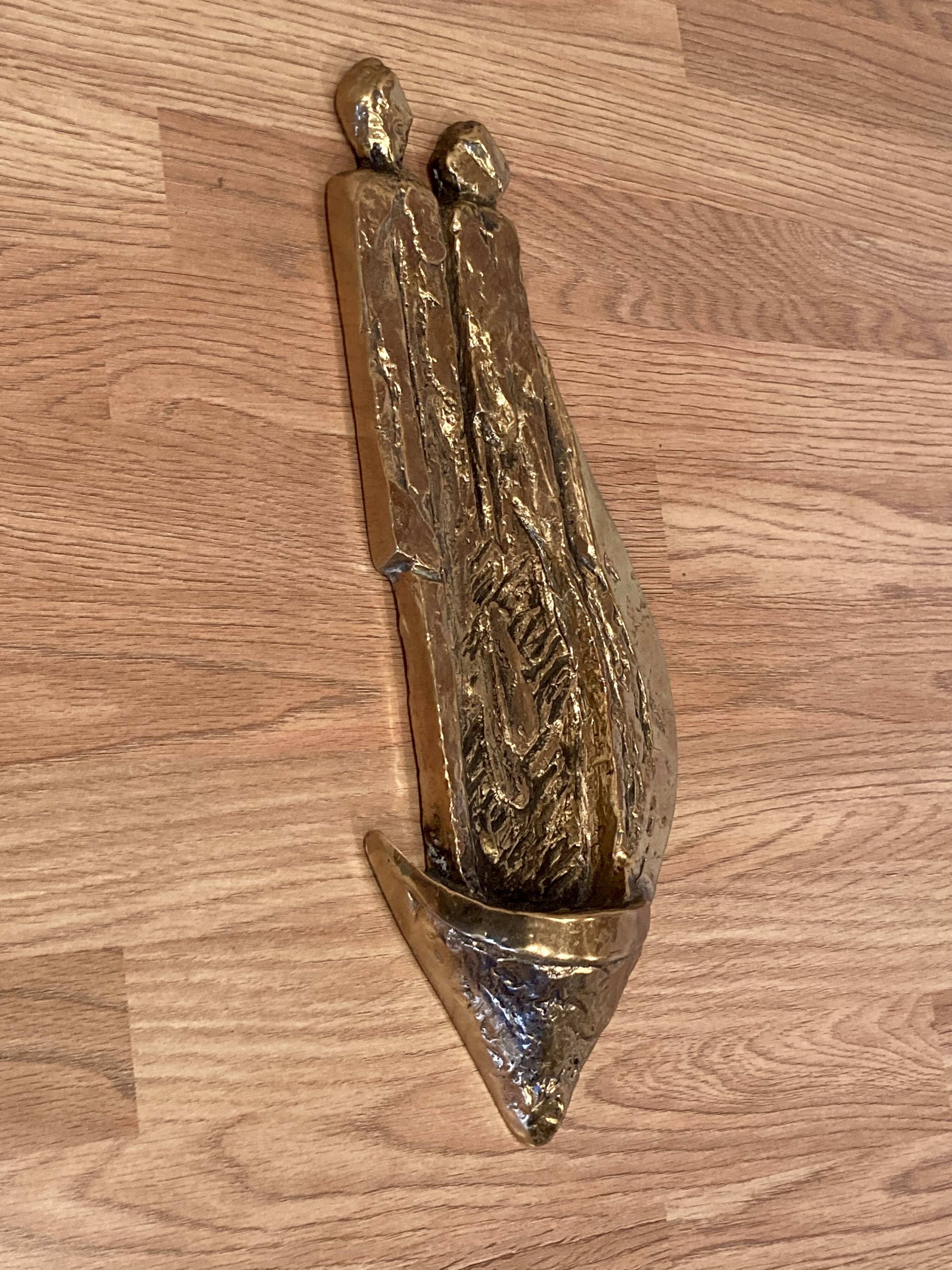 Large sculpture / candlestick "Scandinavian Design 1950".