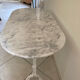 Table bistrot dessus marbre