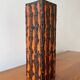 Vintage Orange Square Vase Fat Lava by Scheurich Keramik 423