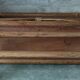 Vintage rattan shelf